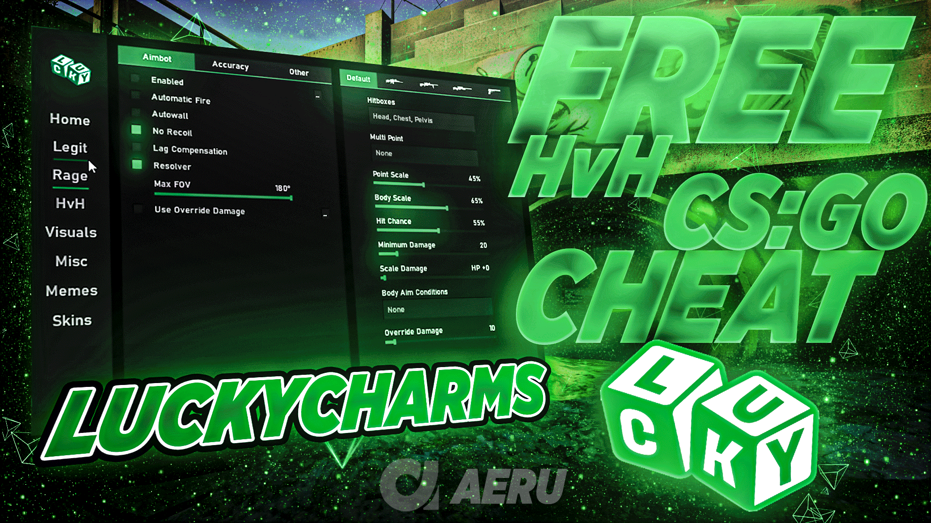 Free CS:GO cheat Lucky Charms